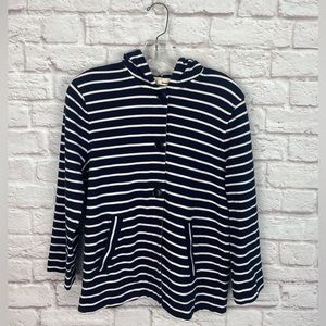J. Crew Striped Hoodie Jacket